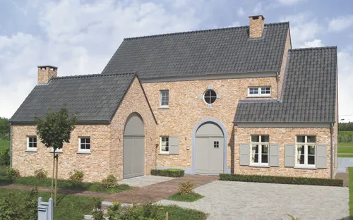 Clădire care folosește cărămida: Rustica Oud Kempisch